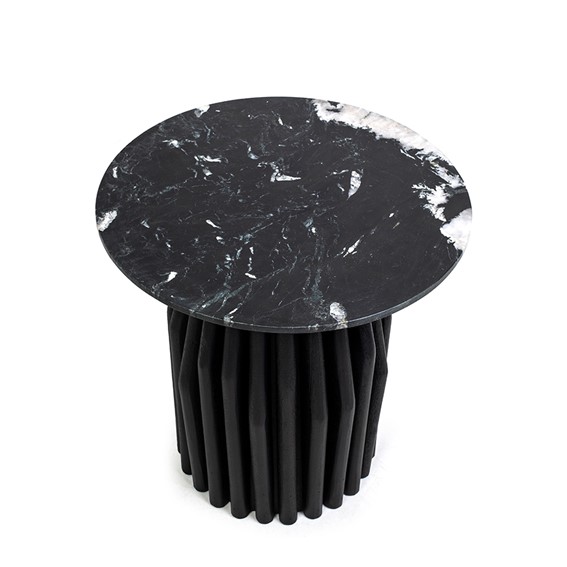 Stolik LEVANTE Fi50cm Czarny