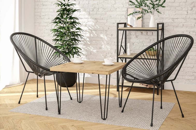 Ława L(B)-FX 67x67 Nogi III Dąb Artisan