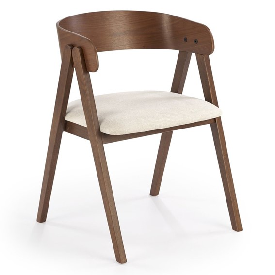 Krzesło K562 Orzechowy/Beżowy