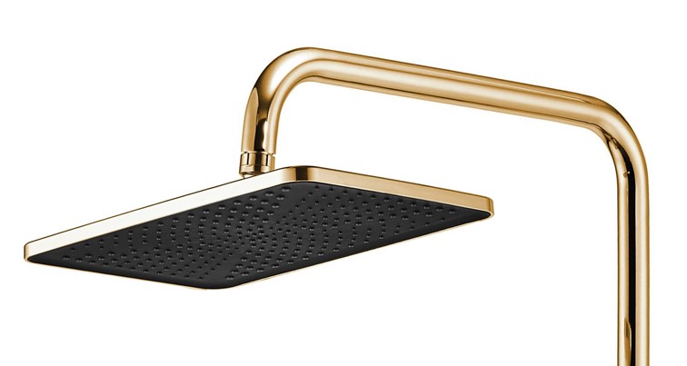 Zestaw Natryskowy ROB z Termostatem Złoty