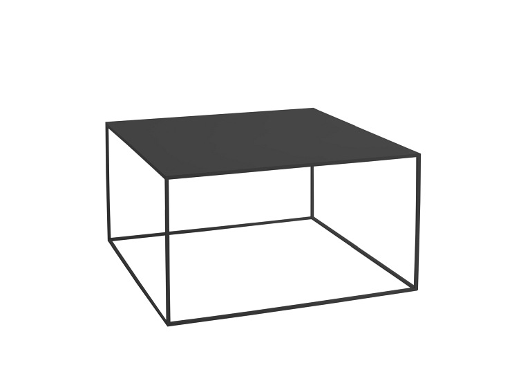 Stół Kawowy Tensio Metal 80x80 Czarny