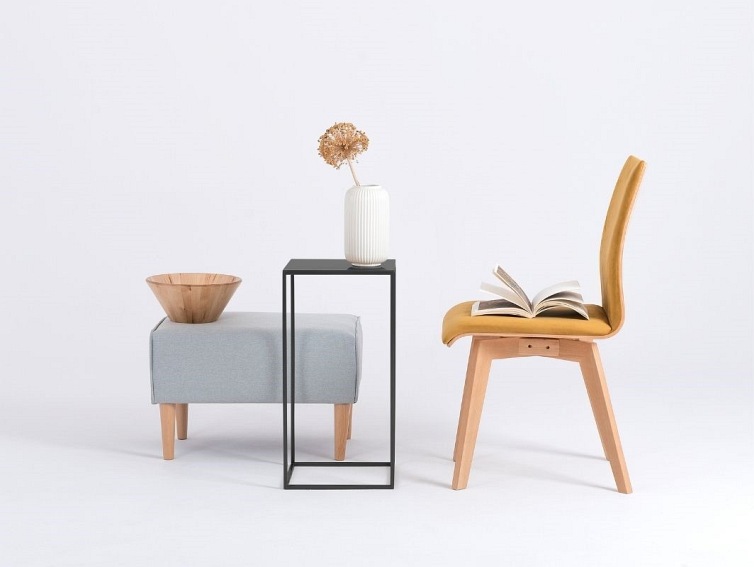 Stolik TENSIO METAL 30 Czarny