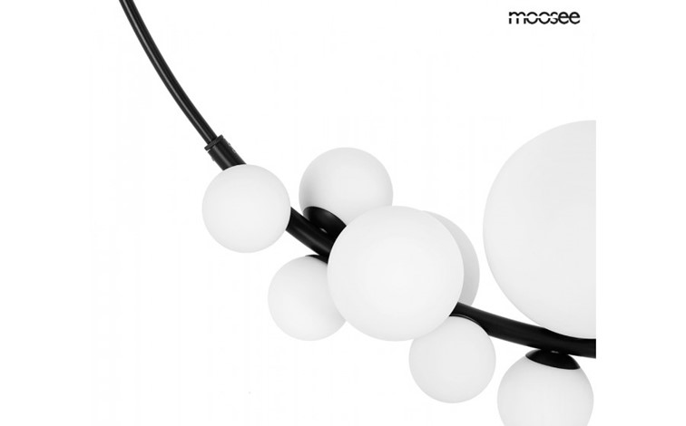 Lampa Wisząca ROCIO Czarny/Biały