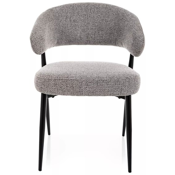 Krzesło LUCIO Noelle Szary/Czarny Mat