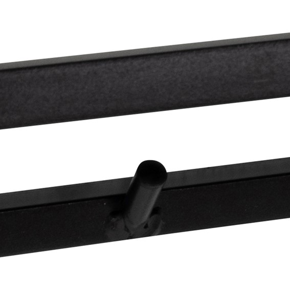 Półka/Wieszak SEAFORD Czarny