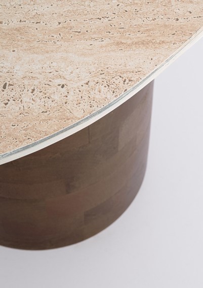 Zestaw Stolików YANISHA Brązowy