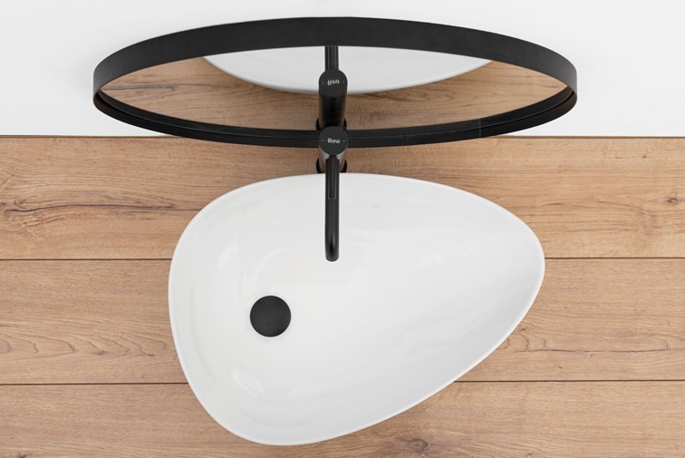 Umywalka Nablatowa GRETA 55 Biały