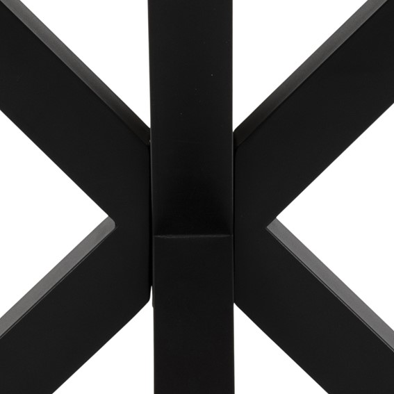 Stół HEAVEN Fi120cm Black Dąb