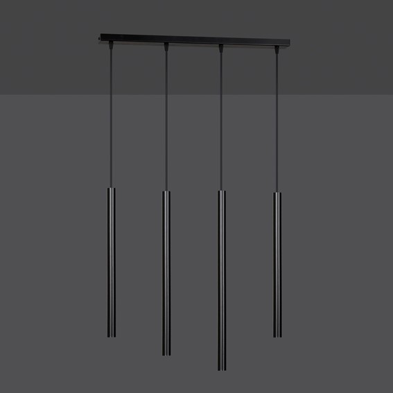 Lampa Wisząca SELTER 4 Czarny
