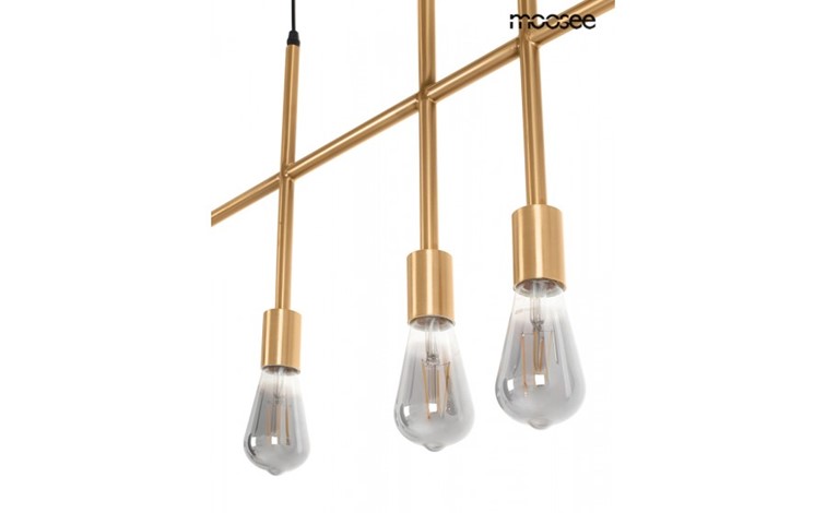 Lampa Wisząca RIVA 5 Złoty