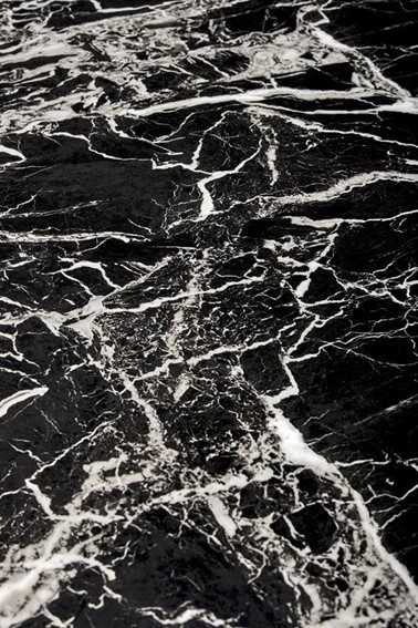 Stół RAYMOND 2 fi100 Złoty/Czarny Marmur