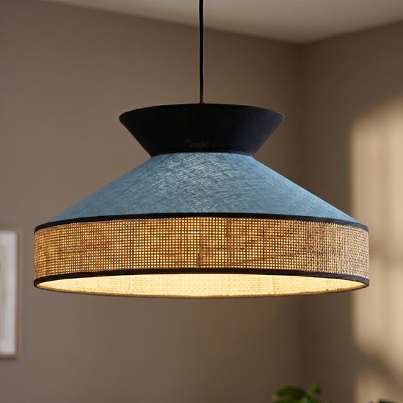 Lampa Wisząca SIESTA 1 Niebieski