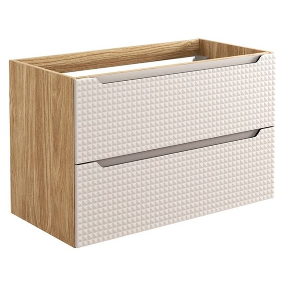 Szafka pod Umywalkę LUXOR Dąb Olejowany/Beż