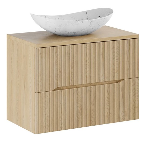 Zestaw Meblowy LENA 80cm Biały Mat/Dąb Cremona