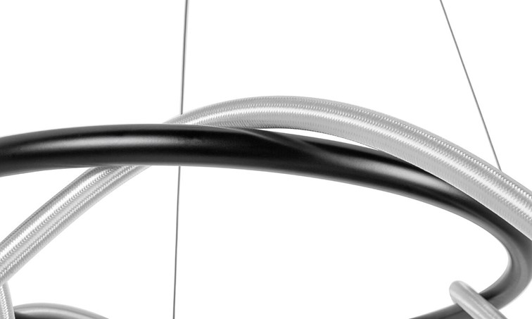 Lampa Wisząca SERPIENTE 60 Czarny