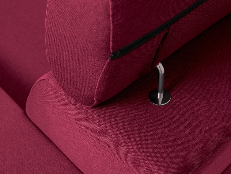 Narożnik Rozkładany Atlantica P 250x160 Landrynkowy Róż/Orzech