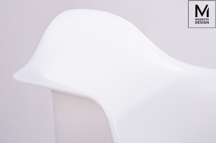 MODESTO fotel DAW DSW biały - polipropylen