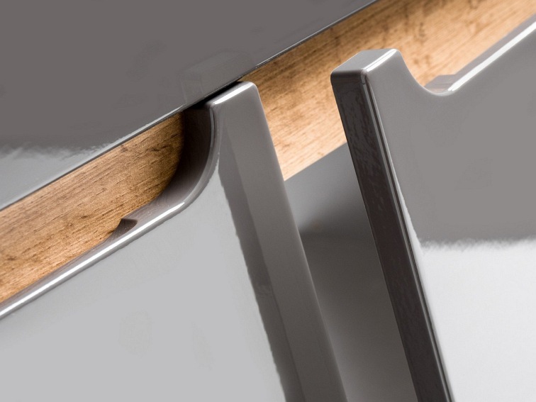 Szafka pod Umywalką 2D BALI Grafit 821 Czarny