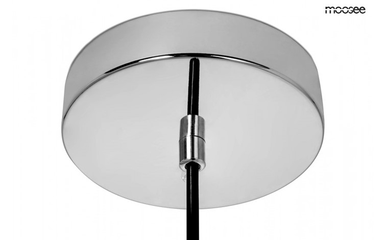 Lampa Wisząca DISCO Srebrny/Biały