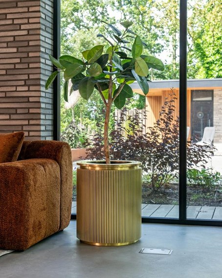 Doniczka na Kwiaty IRONVILLE Złoty