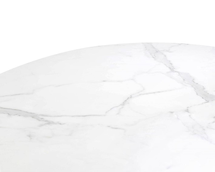 Stół MAISON 130 Marmur/Złoty