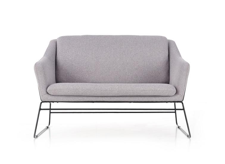 Fotel Wypoczynkowy SOFT 2 XL Czarny Jasny Popiel