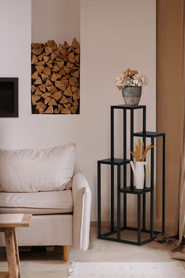 Kwietnik KAJA HOME KS-04 XL Czarny