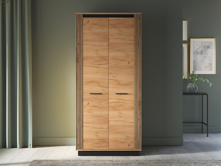 Szafa 2D URSO 03 Craft Złoty/Czarny