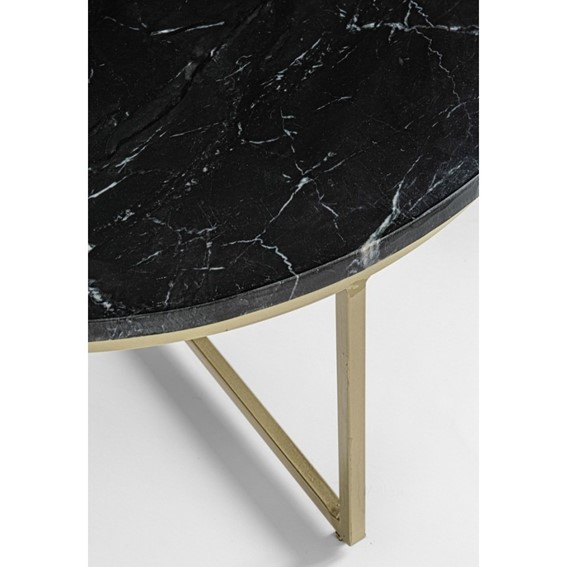 Stolik Kawowy PRESCOTT fi67,5 Czarny