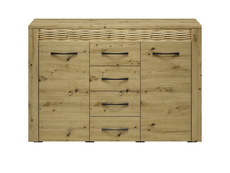 Komoda Artis 07 40x138x94 Dąb Artisan