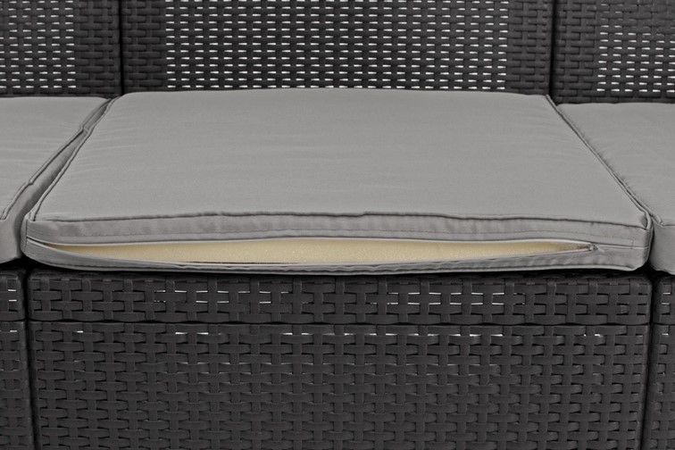 Sofa Ogrodowa Corfu Love 2-Osobowy 70x128x79 Grafit