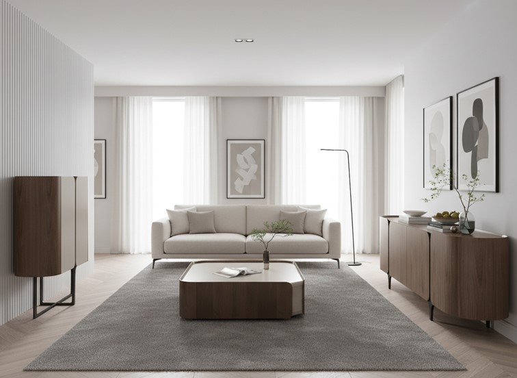 Komoda SILENO SE08 Brązowy