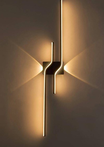 Lampa Ścienna ROCHE 100 Czarny