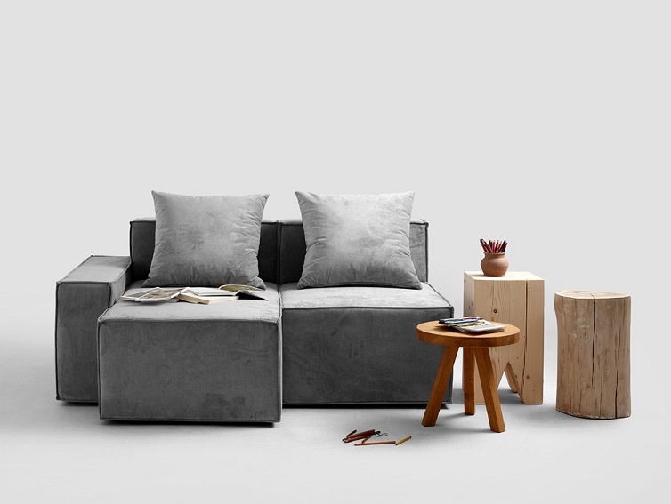 Moduł sofy MODU 130/95 BL