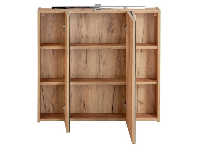 Szafka z Lustrem Capri Oak 843A 16x80x75 Dąb