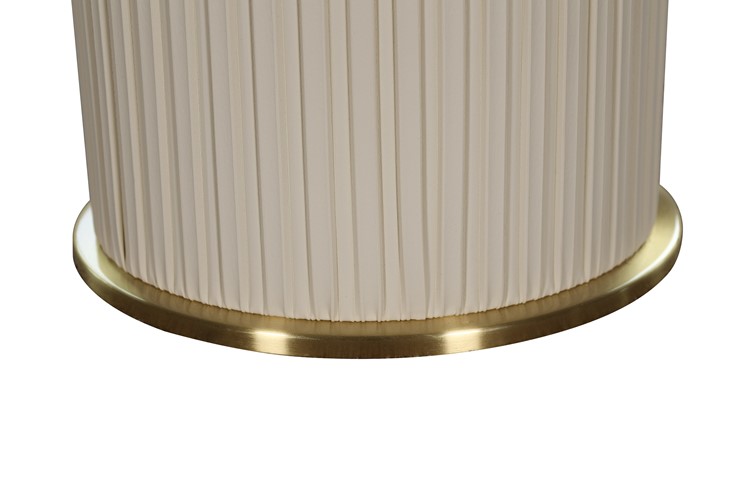 Stolik MODIG M72 fi80 Biały/Złoty