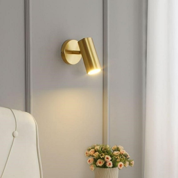 Lampa Ścienna SPOT Złota