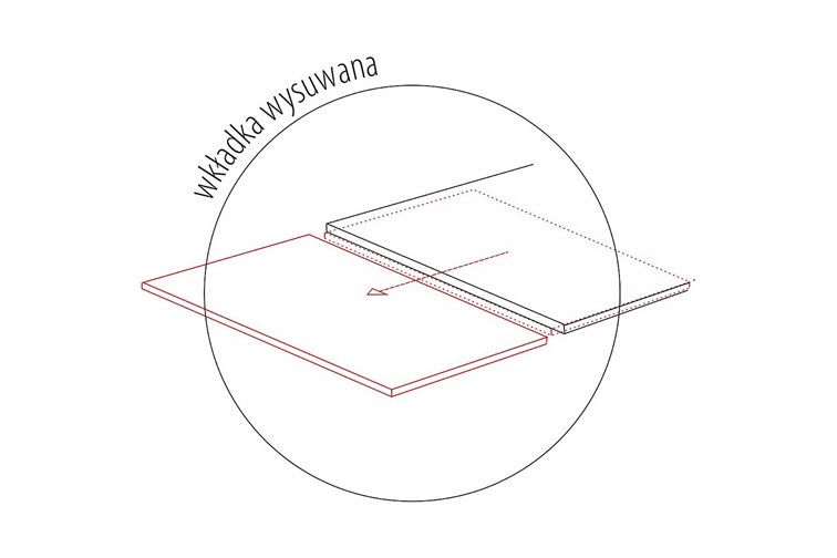 Stół Rozkładany SALVADORE Ceramic (160-240)x90 Ossido Verde/Czarny