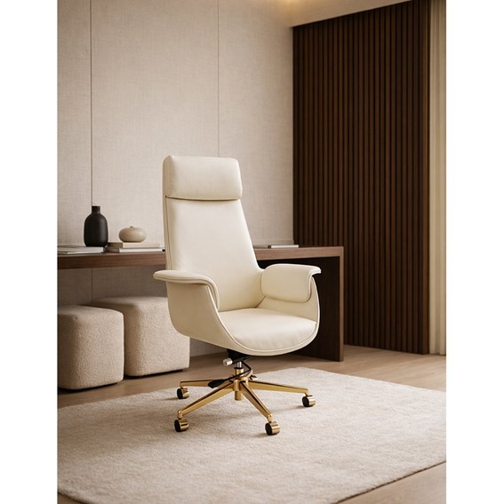 Fotel Biurowy ADMIRAL Beżowy