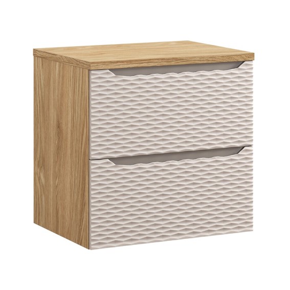 Zestaw Meblowy OCEAN 60cm Beż/Dąb Olejowany