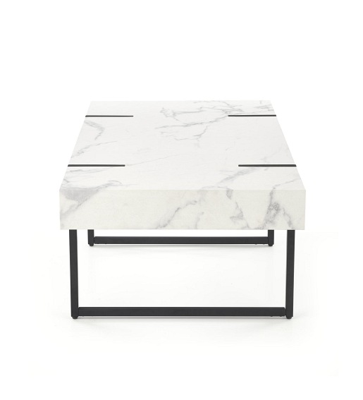 Ława BLANCA Biały/Czarny