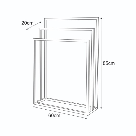 Wieszak Łazienkowy KS-52 TOWEL III Beż