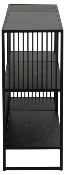 Regał STRINGTON Niski Czarny