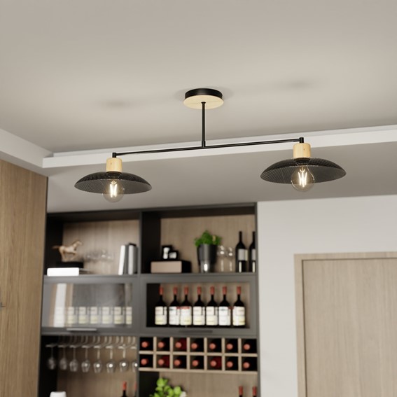 Lampa Sufitowa KOBE 2 Czarny