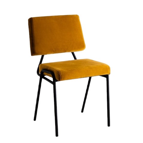 Krzesło SIMPLE Marakuja/Czarny