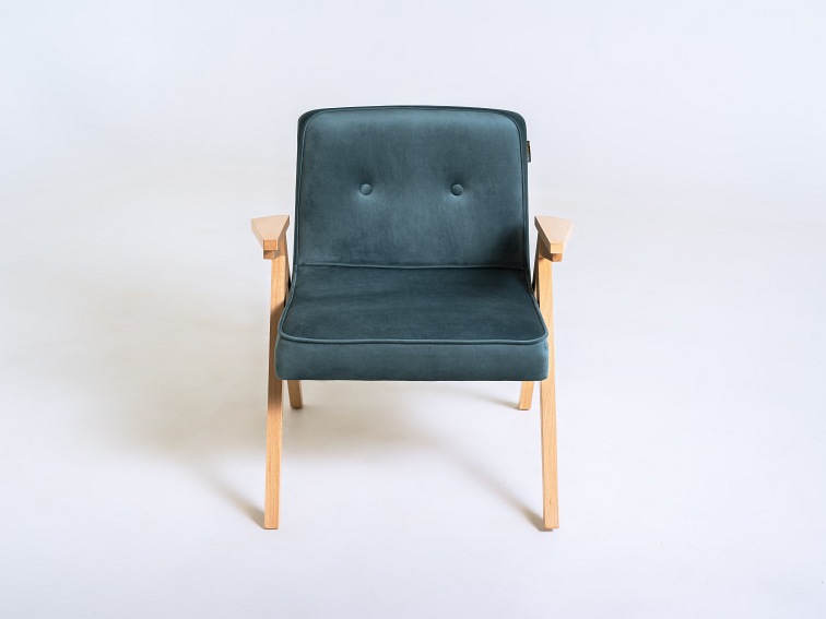 Fotel Vinc 66x69x74 Borówka Amerykańska/Naturalny