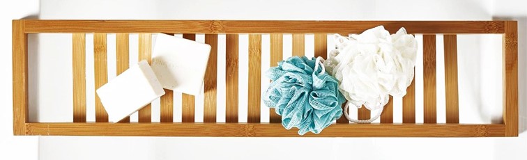 Półka Kąpielowa na Wannę 391078A Bambusowy