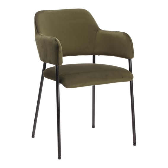 Zestaw 2 krzeseł LIMA Zielony