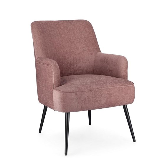Fotel ERNESTINE ARM Różowy