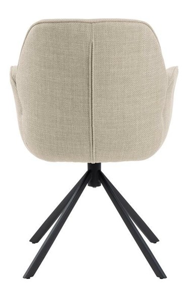 Krzesło Obrotowe z Podłokietnikami AURA Beżowy